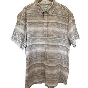ROWN STRIPED MENS BUTTON DOWN SHIRT SZ XL
